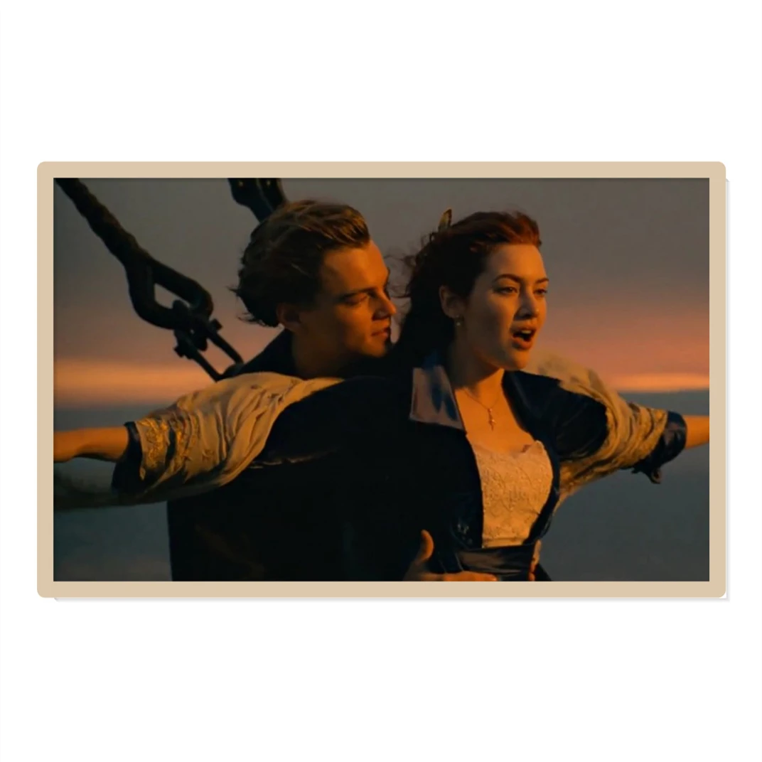 

Titanic led luminous art wall painting oil painting poster living room abstract artist bedroom bedside wall decoration