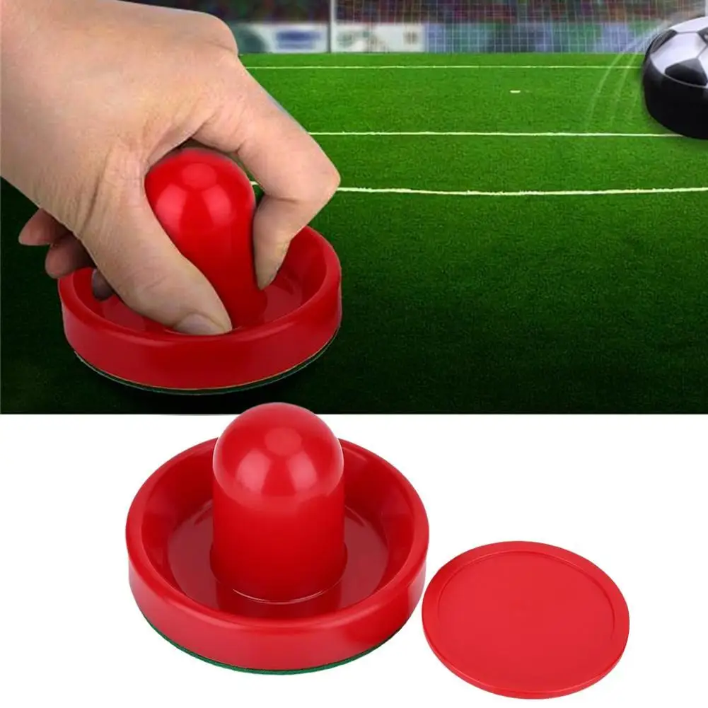 Air Hockey Accessories 76mm Goalies & 52mm Puck Felt Pusher mallet Adult Table games entertaining toys