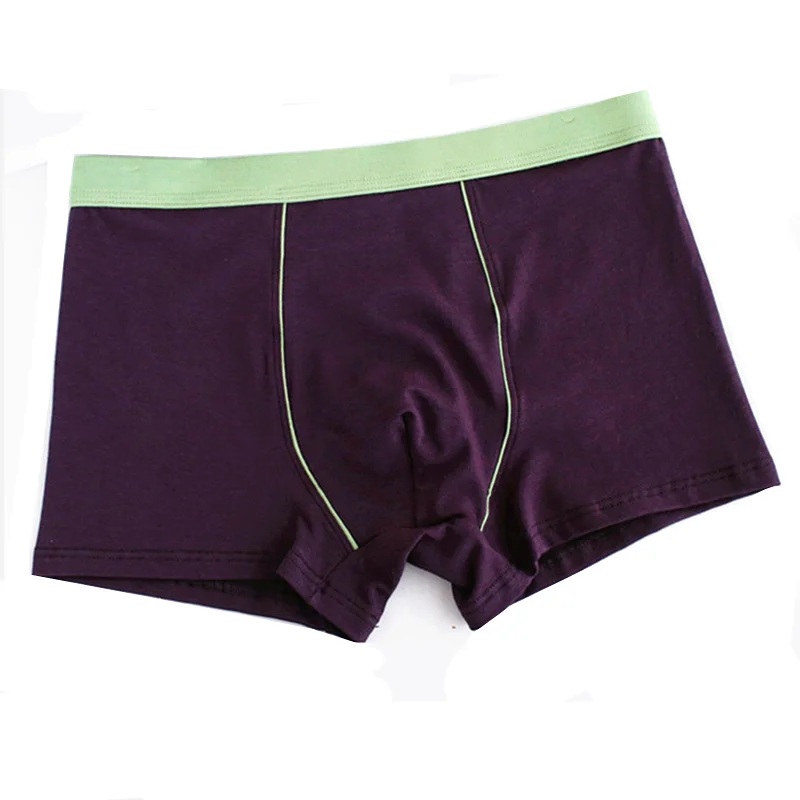 Трусы-боксеры мужские однотонные хлопковые дышащие интимное нижнее белье