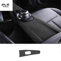 1pc car sticker suede nubuck leather central control panel decoration cover for 2013 2018 bmw 318i 320i 328i f30 f31