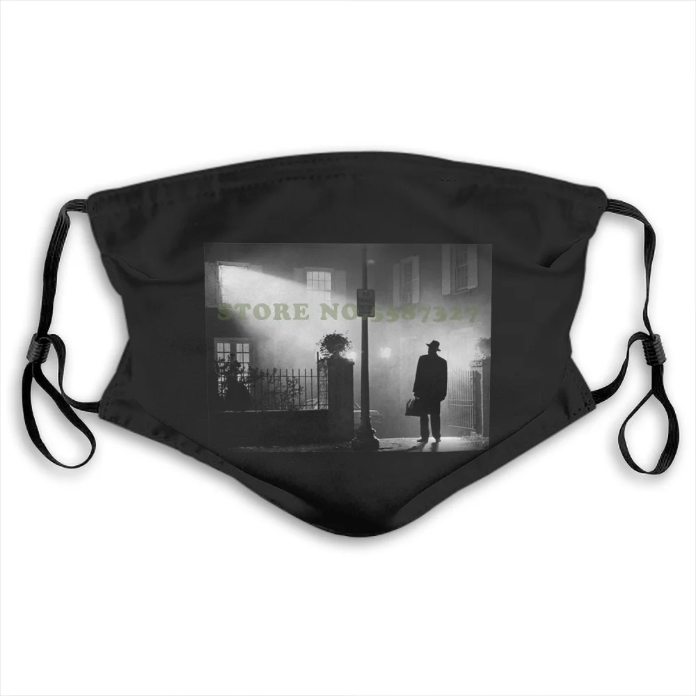 Маска для лица The Exorcist 1973 черная модная смешная белая многоразовая защитная маска
