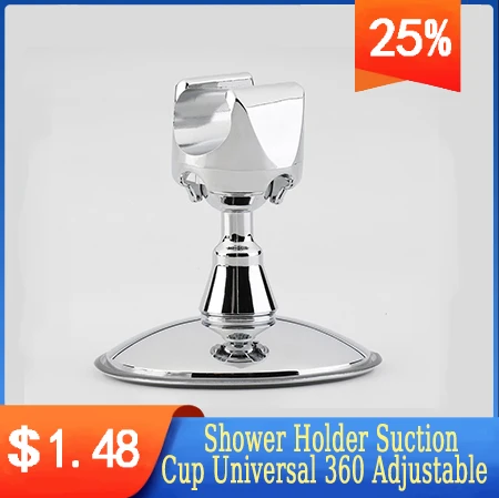 

Shower Holder Suction Cup Universal 360 Adjustable Bathroom Moving Mount Shower Head Holder Stand Bathroom Bracket Accessories