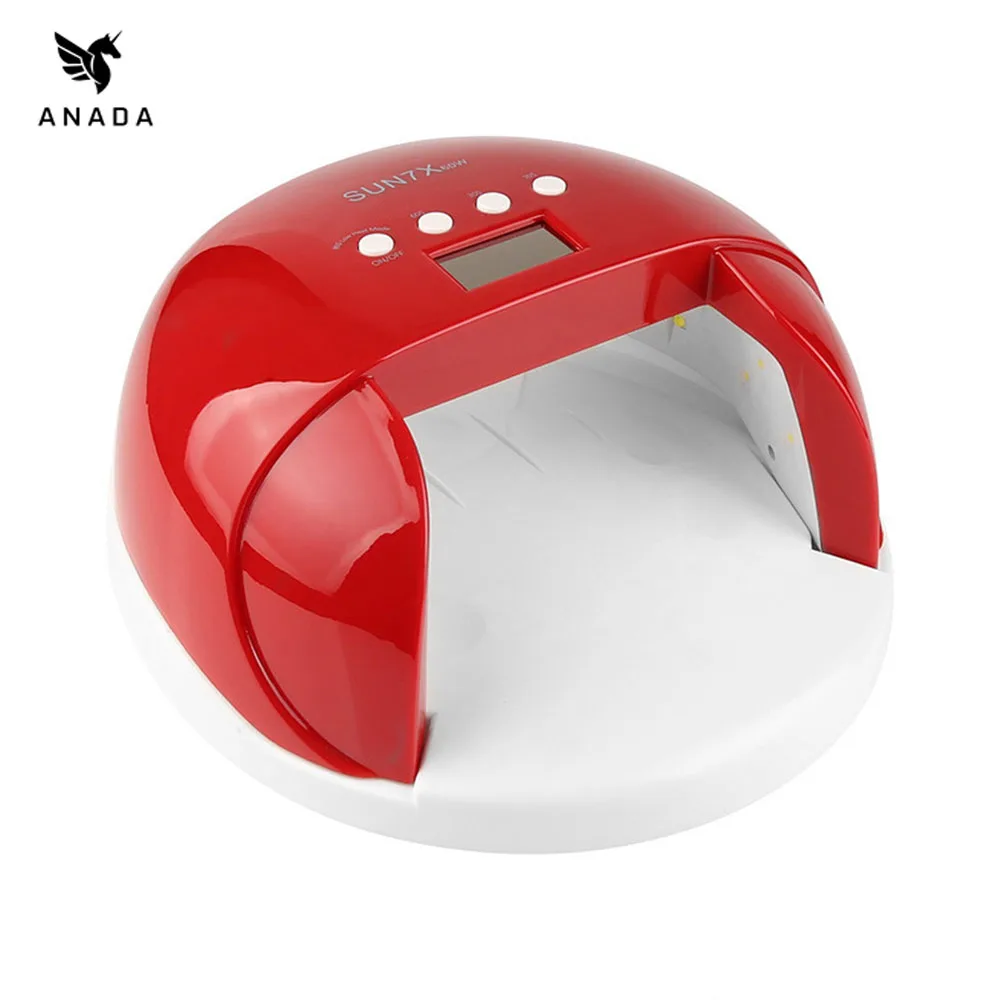 

Профессиональная УФ-светодиодсветодиодный лампа ANADA 60 Вт, лучшая лампа для отверждения ногтей, Сушилка для ногтей с 4 таймерами, светодиодсв...