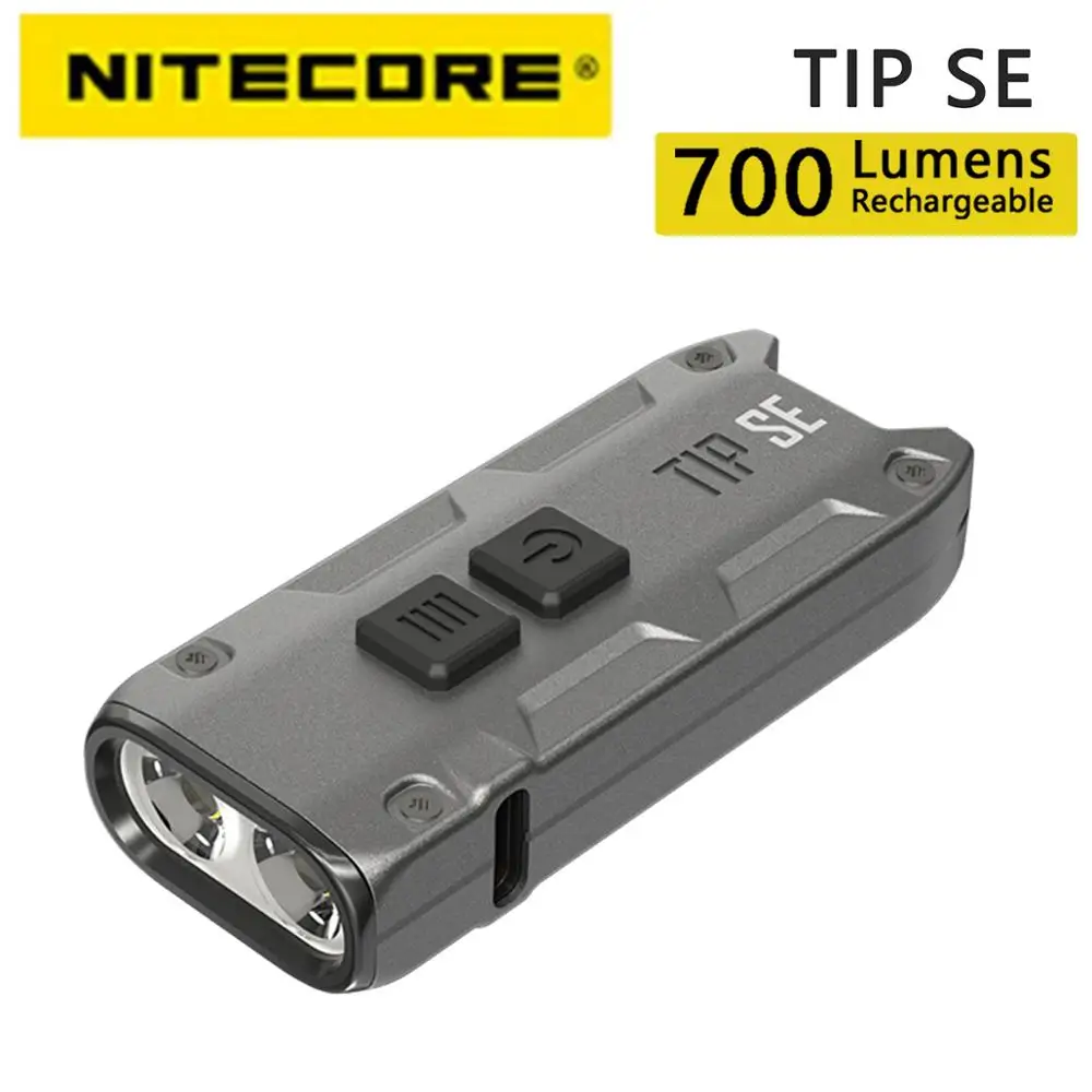 NItecore наконечник SE Перезаряжаемые Мини Вспышка светильник 700 люмен 2X P8