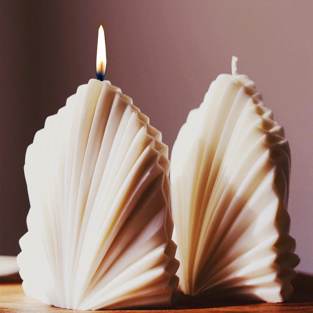 Форма в виде большой коралловой ракушки для свечей 3D Искусство ароматические