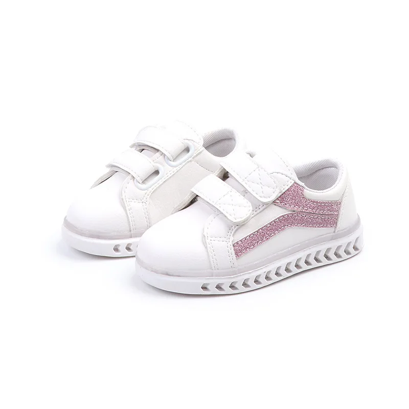 

Size 21-30 Children LED Shoes for Boys Glowing Sneakers for Baby Girls Toddler Shoes with Light up sole Luminous Sneakers tenis