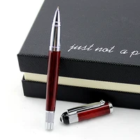 luxury rollerball pen 0 5mm black refill office students ballpoint penmetal ball pengel pens gift box