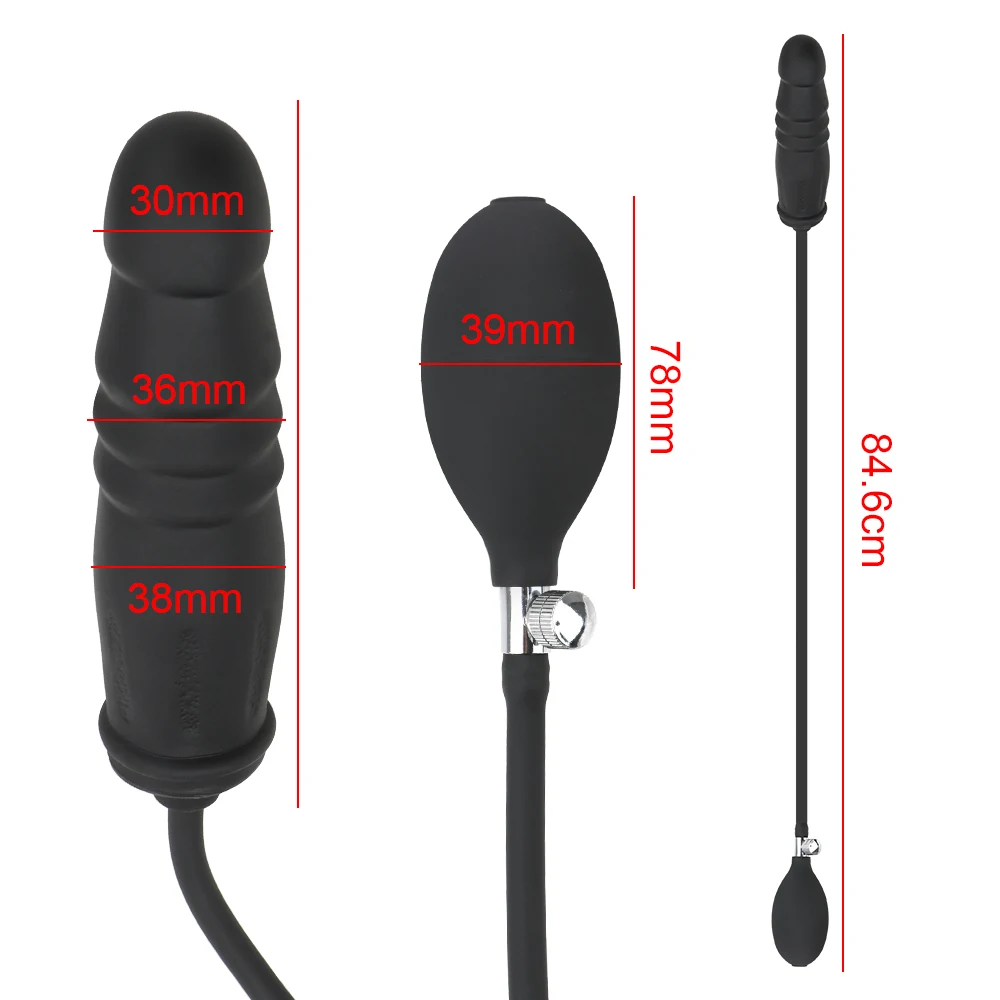 Анальный расширитель IKOKY надувной анальный фаллоимитатор с насосом интимные