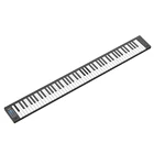 Клавиатура для пианино с 88 клавишами, портативное цифровое пианино с ЖК-дисплеем, Встроенные динамики, перезаряжаемая батарея, подключение BT