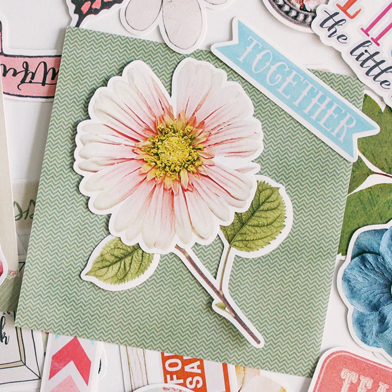 62 шт. декоративные наклейки в виде цветов | Игрушки и хобби