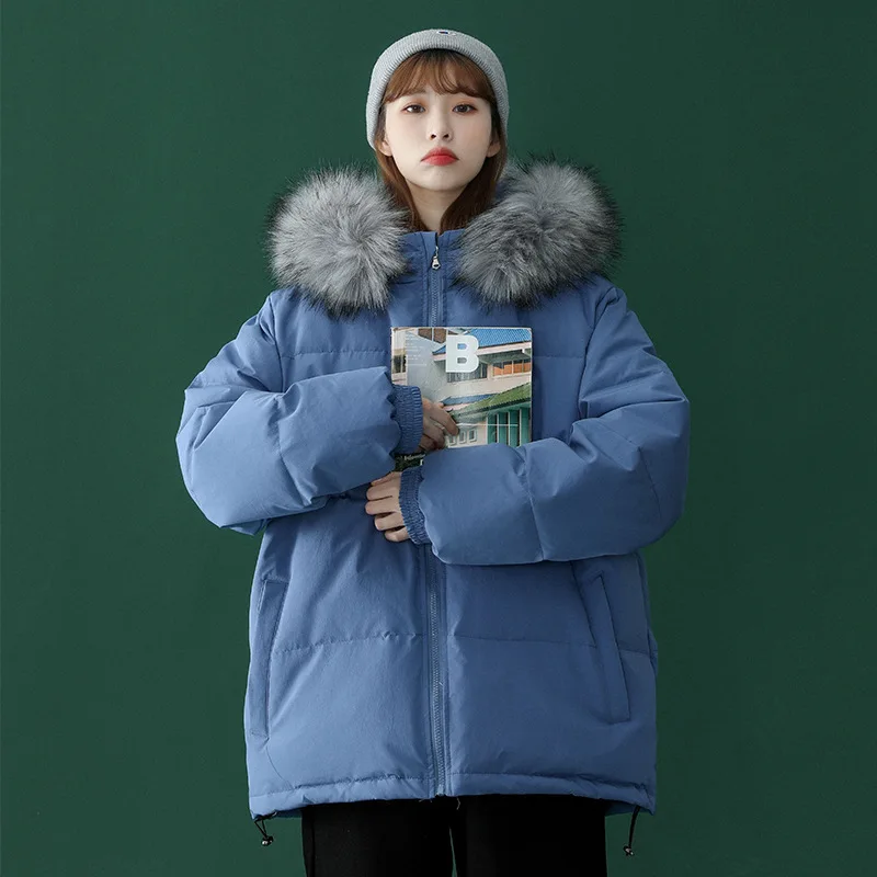 

Down Jacket Female 2021 Keep Warm Women Winter Coat 2021 Solid Color Women's Parka For Winter Hooded Women's Winter Jacket