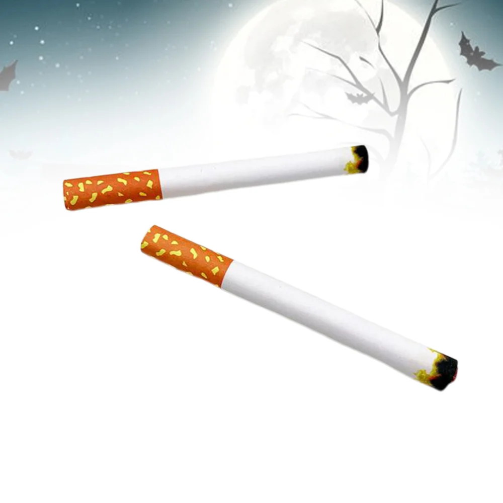 

4PCS Funny Artificial Cigarette Simulation Cigarette Toys Novelty Spoof Trick Props Cosplay Masquerade Costume Props