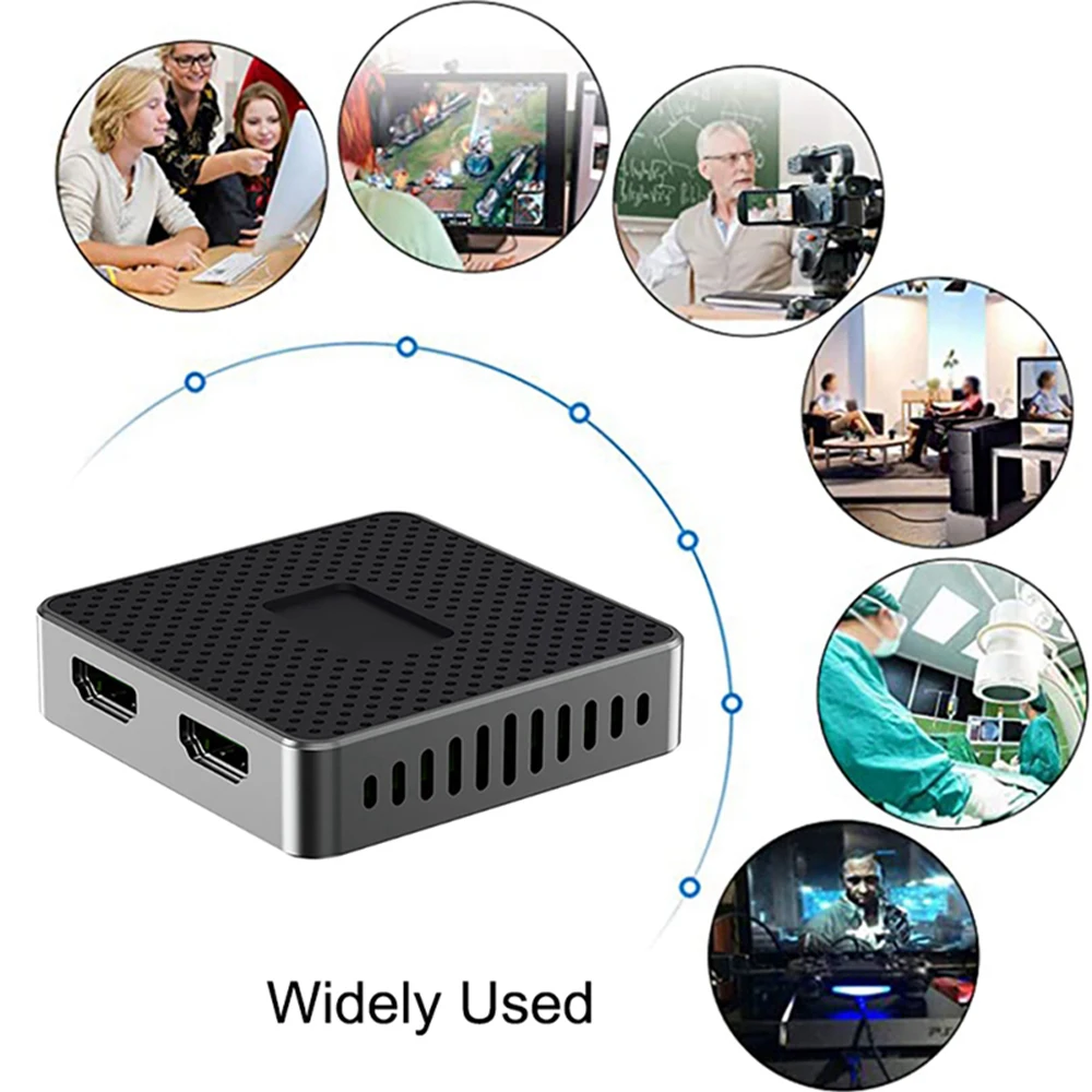 

HD 1080P 4K Video Capture Card HDMI-Compatible to USB 2.0 3.0 Video Capture Game Record Live Streaming Broadcast TV Local Loop