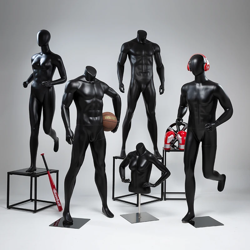 

Sports Model Props Men's Whole Body Clothing Shop Window Display Mannequin Half Body Male and Female Dummy Body Model