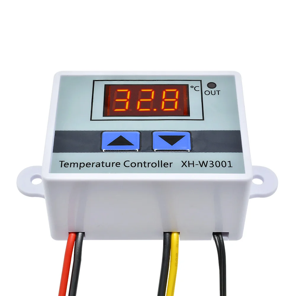 

Новый цифровой термостат управления W3001 W3002, фотоэлектрический термометр, 12 В постоянного тока, 24 В, фоторегулятор температуры