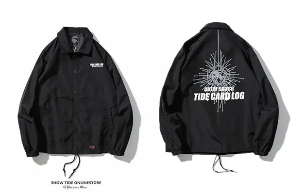 Зимний Панк мужской ветрозащитный длинный Тренч с принтом спортивный костюм