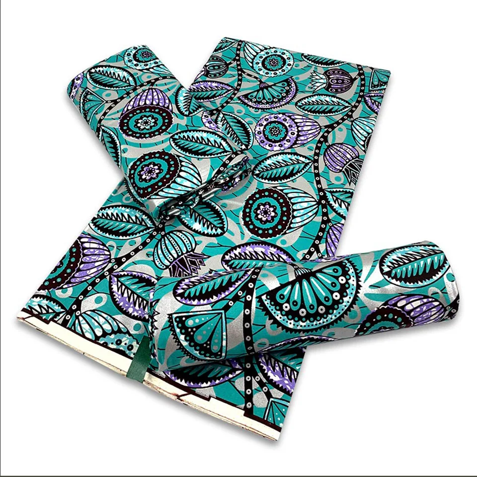 

Горячая Распродажа, бронзовая анкарская ткань, африканский восковой принт, Золотой принт, хлопковая ткань, Гана, нигерийская искусственная ...