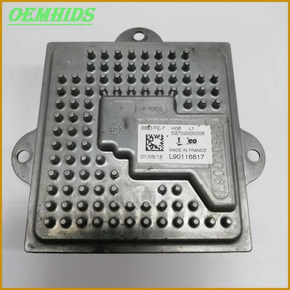 

L90116817 S2702000006 BBD FE-7 H06 L1 Used Original OEM Ballast 1Pieces DRL Module LED headlight control unit Car computer