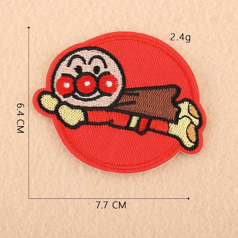 Мультяшные комиксы Anpanman, нашивки с железной вышивкой, нашивки для одежды, Diy наклейки, аксессуары для одежды - Цвет: 19