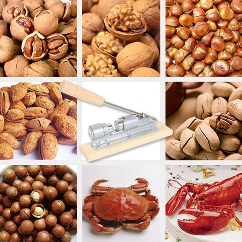 Щелкунчик трещины миндаля щипцы гайка фундук лесной орех пекан Heavy duty дробилка