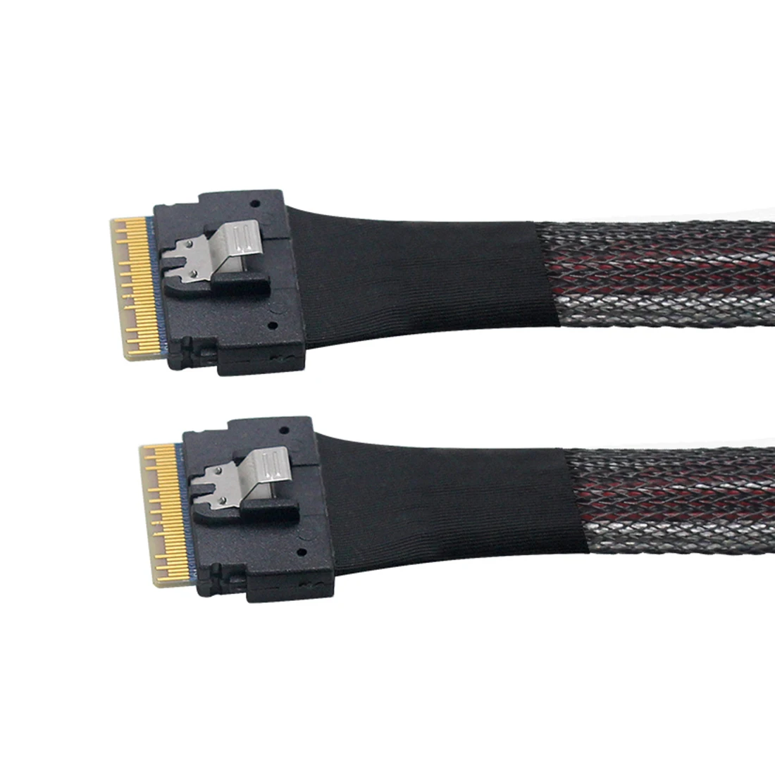 Внутренний мини-Кабель SAS серверный кабель 24 Гбит/с тонкий SFF 8654 до 74 контакта