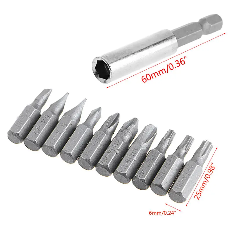 

Alloy Steel Screwdriver Bits Magnetic Precision T15 T20 T25 Accessories