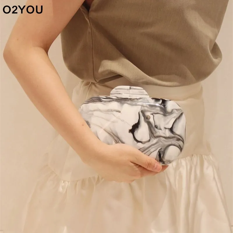 Акриловые клатчи мраморного цвета, сумки для женщин, брендовые сумки через плечо, вечерние сумки, женские мини-кошелек, женские вечерние сумки для девушек