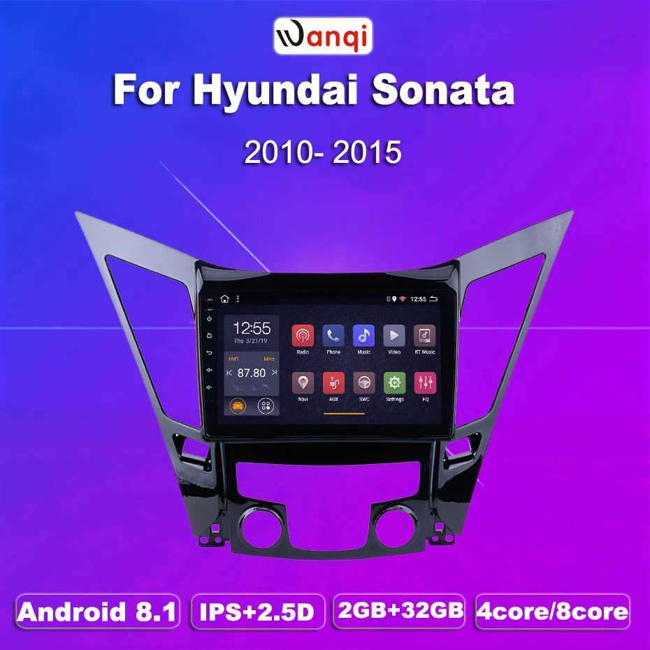 2G ram 32G rom 9 дюймов Android 8 1 для HYUNDAI Sonata YF 2010 2015 gps навигатор машины поддержка