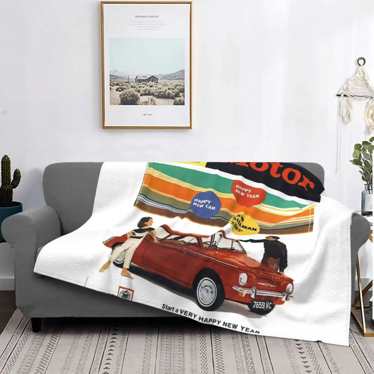 

Manta a quadros de HILLMAN IMP para cama, cubrecзам, colcha de picicnic