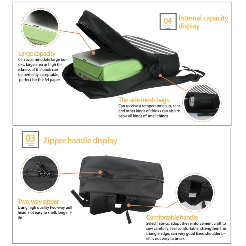 Black Math Formula Print School Bag Set for Teenager Boys Girls Cool Children Kids Geometric Schoolbag Bookbags