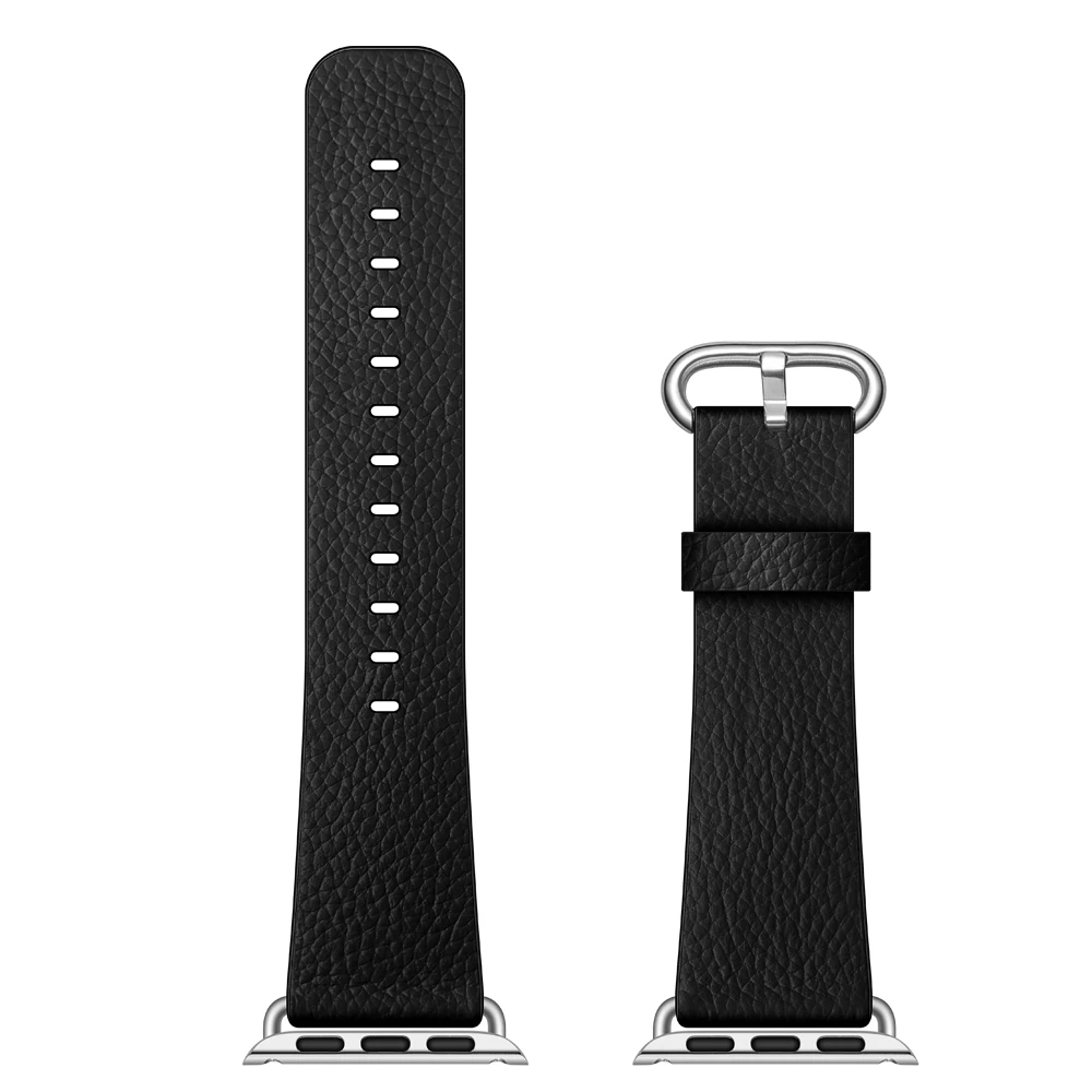 

UEBN Strap For Apple Watch Series 5 4 3 band 44mm/40mm Sport loop for iwatch 5 42mm 38mm strap Bracelet Leather watchbands
