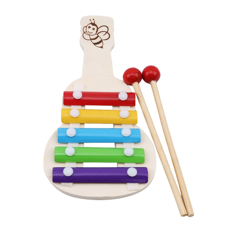 

New Children Musical Toys Rainbow Wooden Xylophone Instruments Children Music Instrument Toy Learning & Education Puzzle Toy