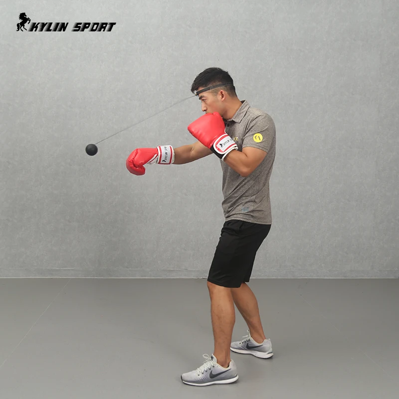 Мяч для бокса со скоростью реакции с повязкой на голову Муай Тай тренировочный мяч тренировки улучшение