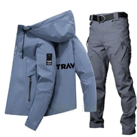 bicycle clothing mtb bike sets for men jacket mountain outdoor cycling jersey windbreaker cargo pants fashion casual suit