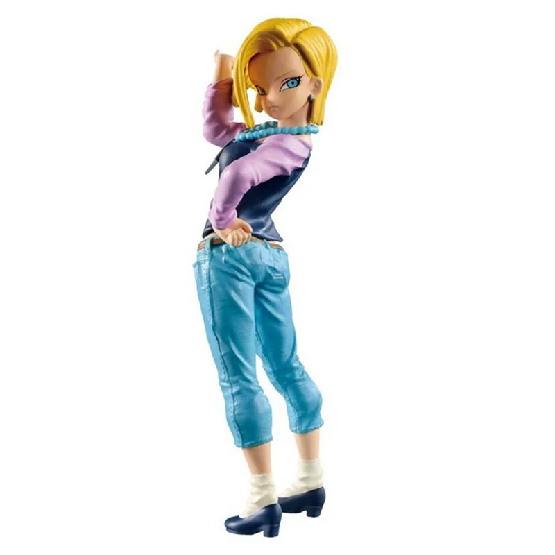 7 &quotАниме сексуальные фигурки Жемчуг дракона Z Budokai Android 18 Золотая кошка наклейка