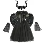 Платье-пачка с черным дьяволом для девушек