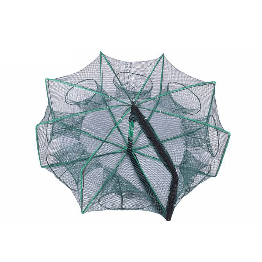 

Раков клетка рыболовная сеть Шестерни 8 граней складной автоматический нейлоновая сумка для отдыха на открытом воздухе, легко носить с собо...