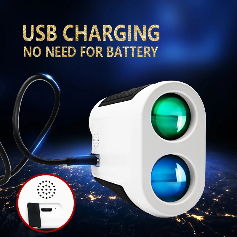 Сенсорный экран лазерный дальномер для гольфа телескоп перезаряжаемые ЖК