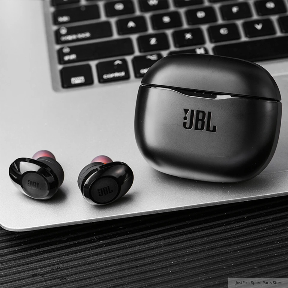 Беспроводные стереонаушники JBL T120TWS Bluetooth наушники с микрофоном и зарядным чехлом