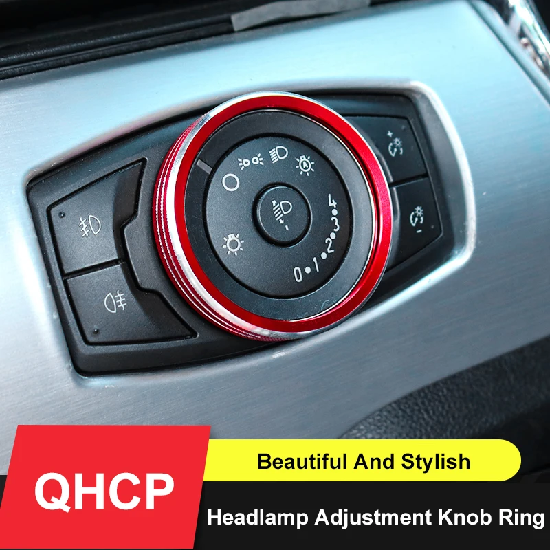 QHCP Крышка для фар на кнопках кольцо из алюминиевого сплава головная лампа