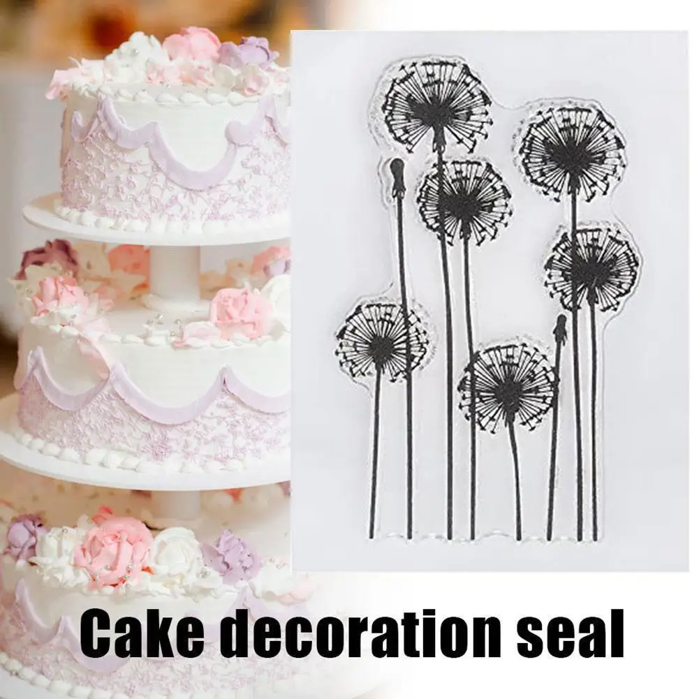 

1pc Dandelion Lavender Flowers Leaves Stamp Rubber Card Stamp Making Stamp Decorative Clear Photo Album Clear C2P9