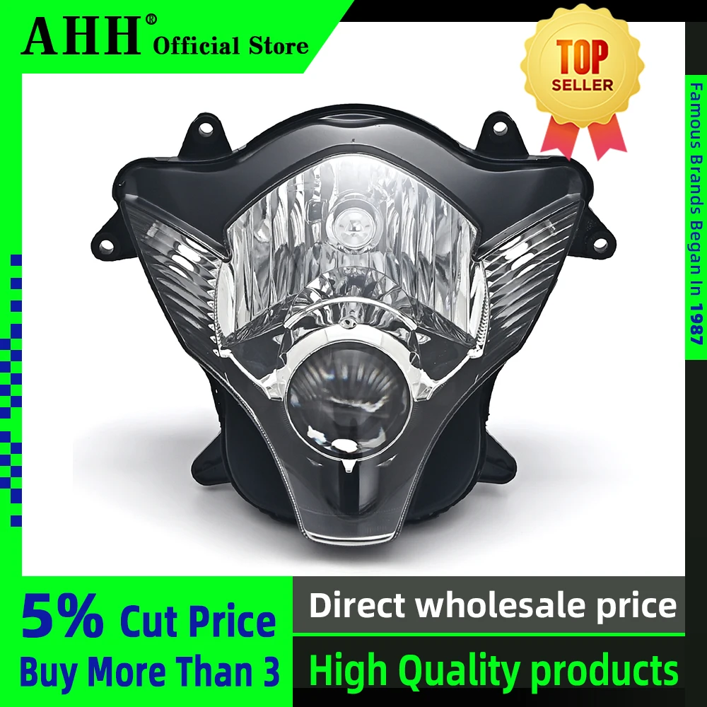 AHH мотоциклетный головной светильник налобный лампа в сборе для SUZUKI GSXR600 GSXR750 GSXR GSX