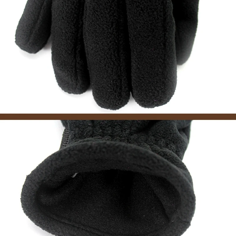 

OUTFLY Winter Skiing Cold-Proof Gloves Polar Fleece Thickening Motor Vehicle Gloves for Men and Women