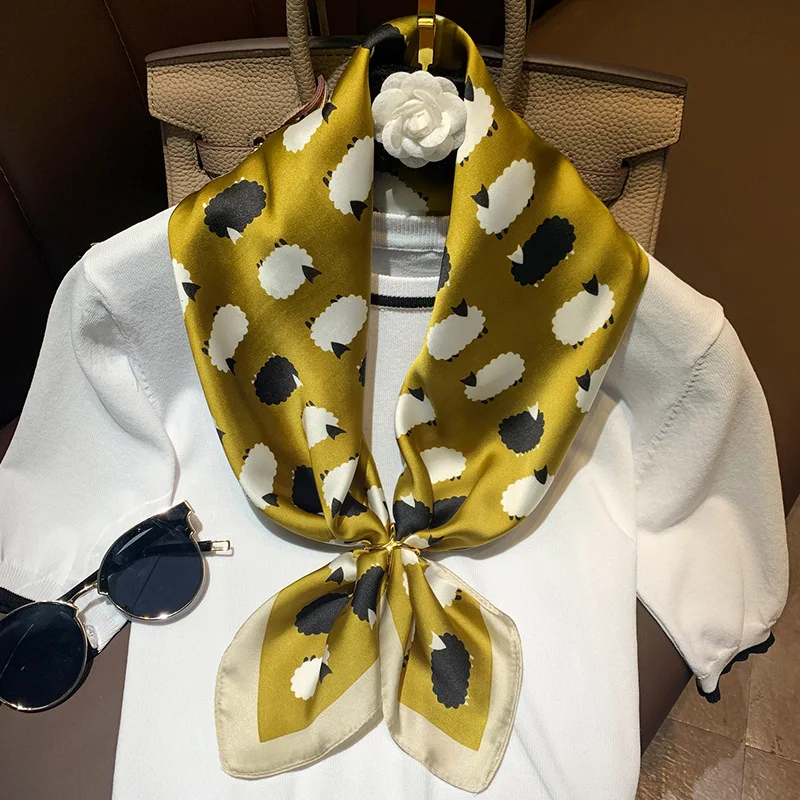 Весенне-осенний женский квадратный шарф Новинка туристическая Солнцезащитная