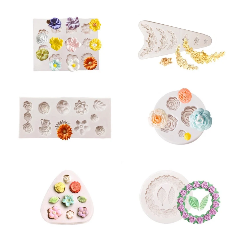 

Силиконовая форма в виде Розы, искусственная шоколадная форма