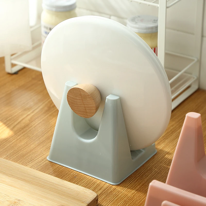 

Kitchen punch-free multi-function cutting board rack plastic pot holder household chopping board shelf knife cutting board fram
