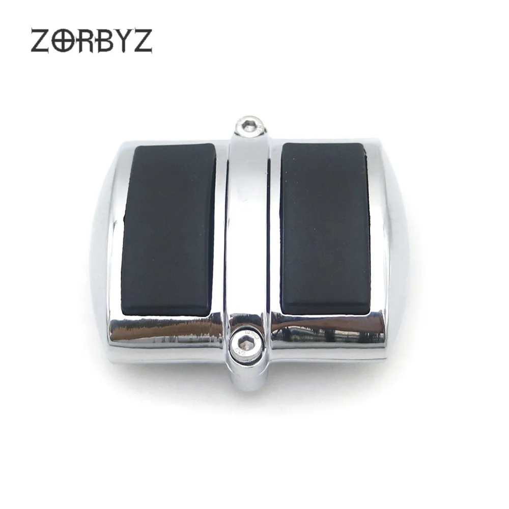 ZORBYZ мотоциклетная хромированная накладка на тормозные колодки задняя крышка для