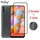 Закаленное стекло с полным покрытием для Samsung Galaxy A11, Защитная пленка для экрана Samsung A11, A21S, A12, A72, стекло для камеры Galaxy A11