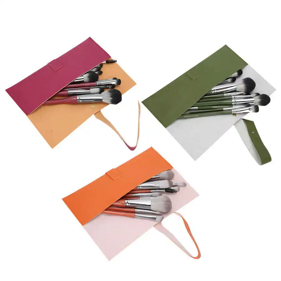 

10pcs Cosmetic Brush Makeup Eyeshadow Beauty Powder Blush Brush with Brush Bag Makeup Brushes