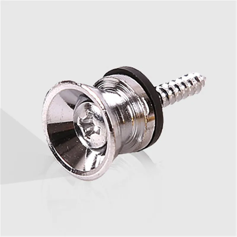 2pcs gitarre pegs für akustische elektrische bass ukulele gitarre schnalle taste lock pins metall ende locking zubehör teile free global shi